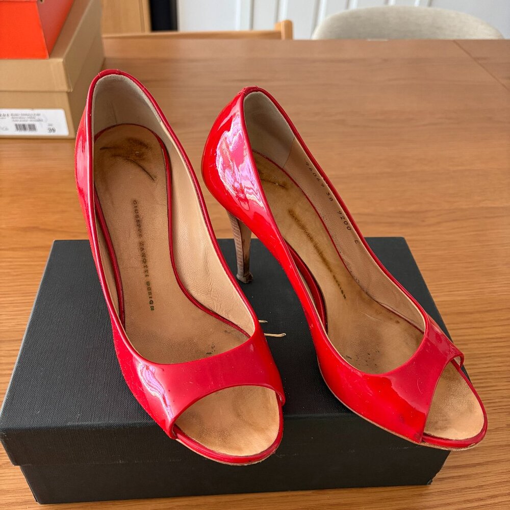 GIUSEPPE ZANOTTI heels (red)